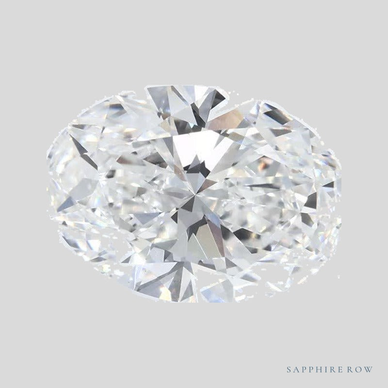 2.64 ct lab-grown diamond, oval cut | Sapphire Row · cut5