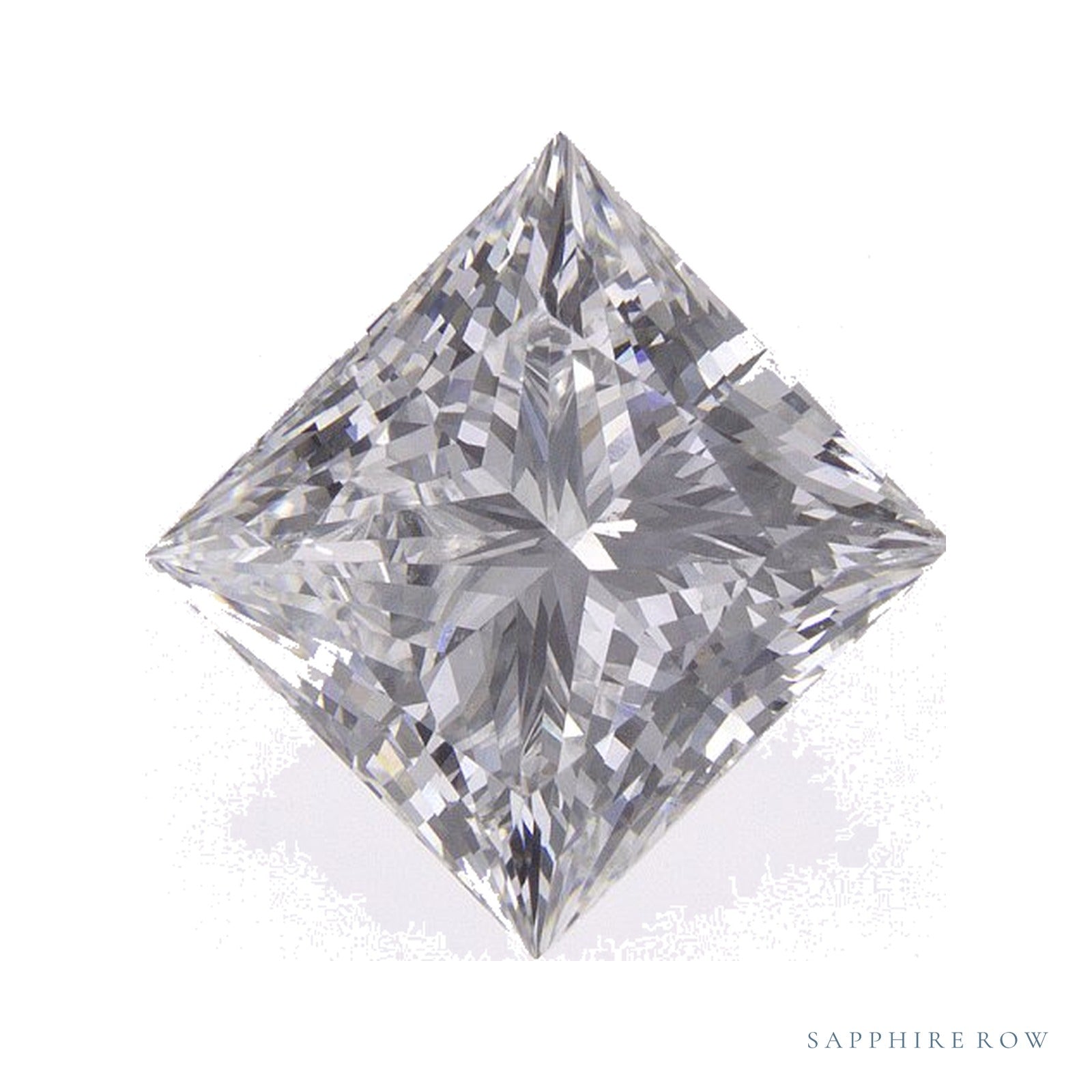 2.64 ct lab-grown diamond, square cut | Sapphire Row · cut4