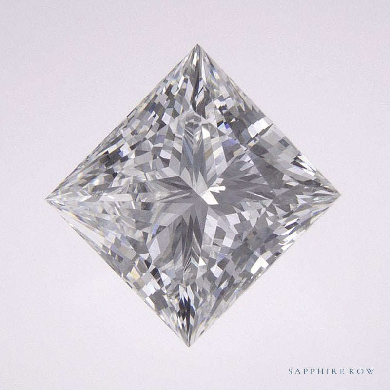 2.64 ct lab-grown diamond, square cut | Sapphire Row · cut6