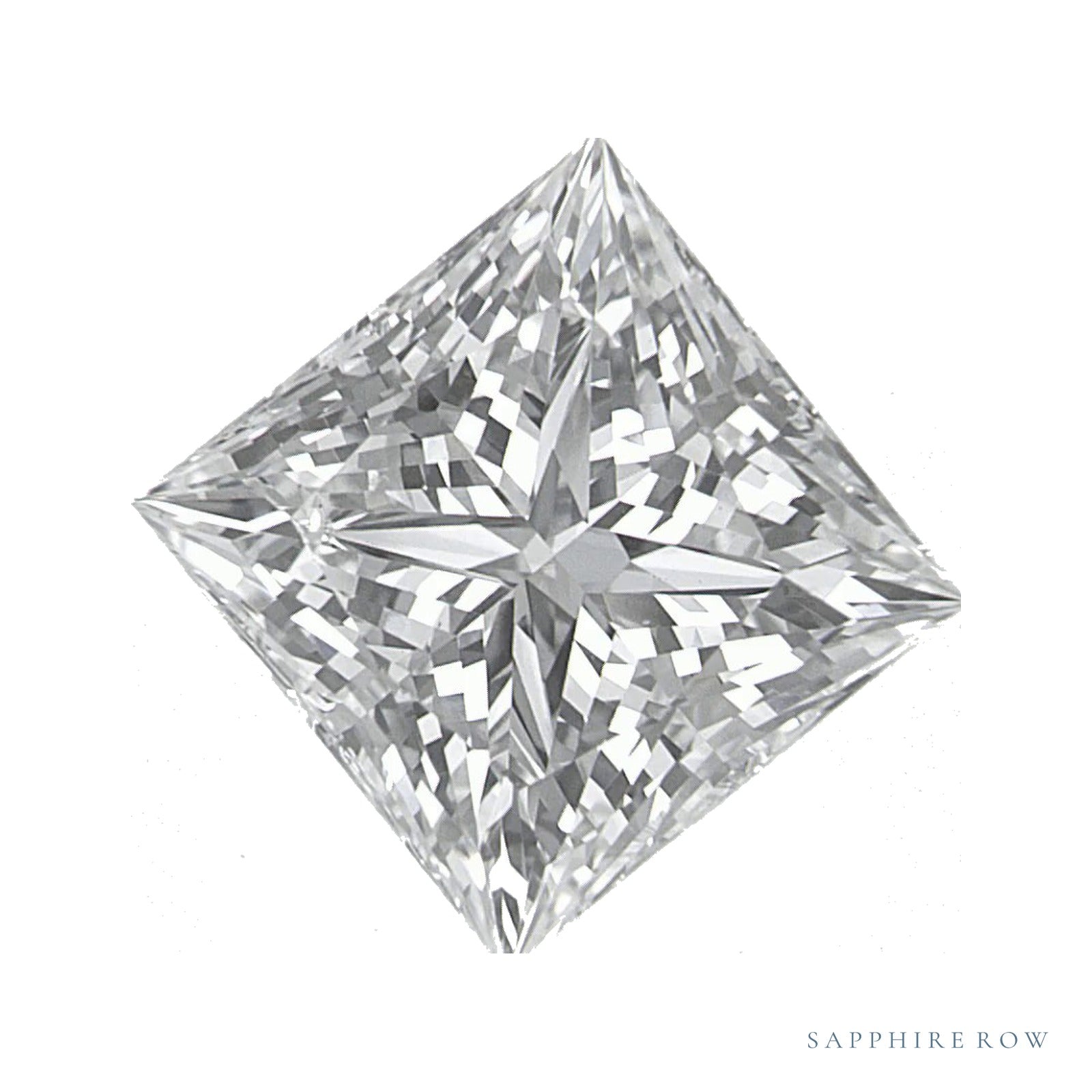 2.64 ct lab-grown diamond, square cut | Sapphire Row · cut4