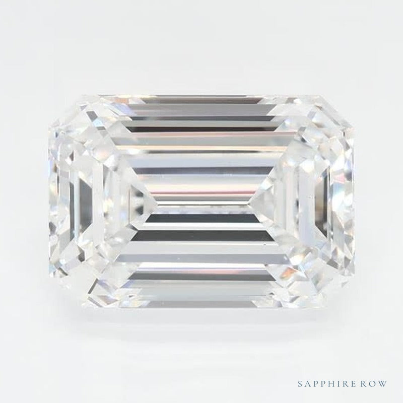 2.63 ct lab-grown diamond, emerald cut | Sapphire Row · cut7