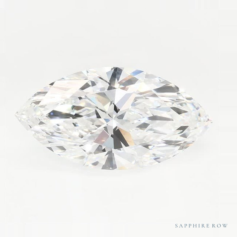 2.62 ct lab-grown diamond, marquise cut | Sapphire Row · cut6