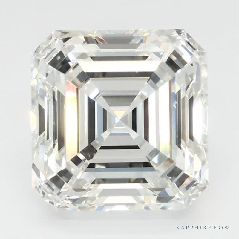 2.61 ct lab-grown diamond, asscher cut | Sapphire Row · cut6
