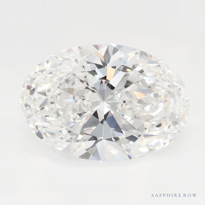 2.61 ct lab-grown diamond, oval cut | Sapphire Row · cut6