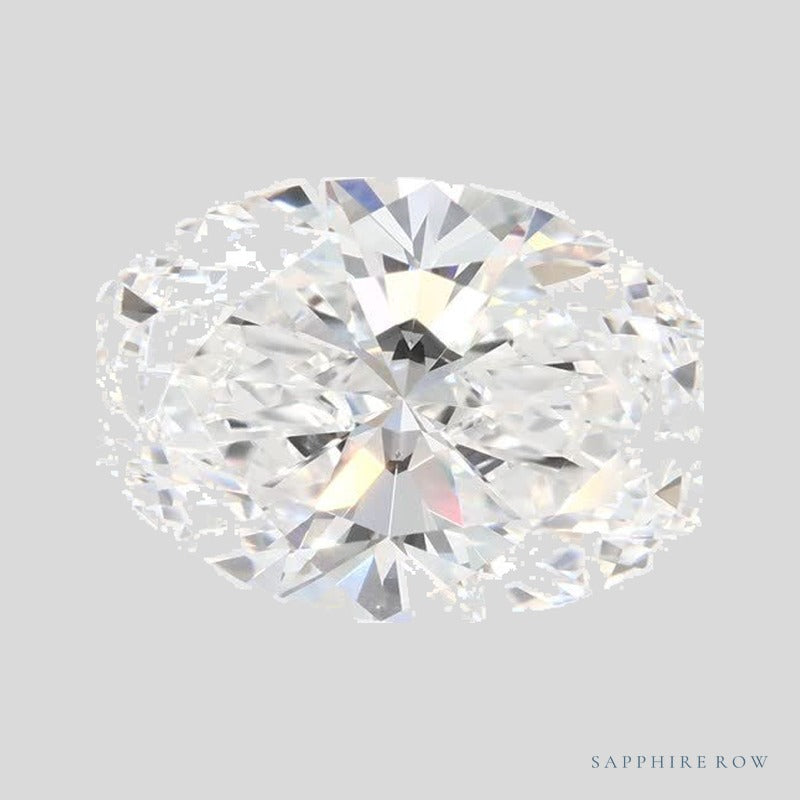2.59 ct lab-grown diamond, oval cut | Sapphire Row · cut5