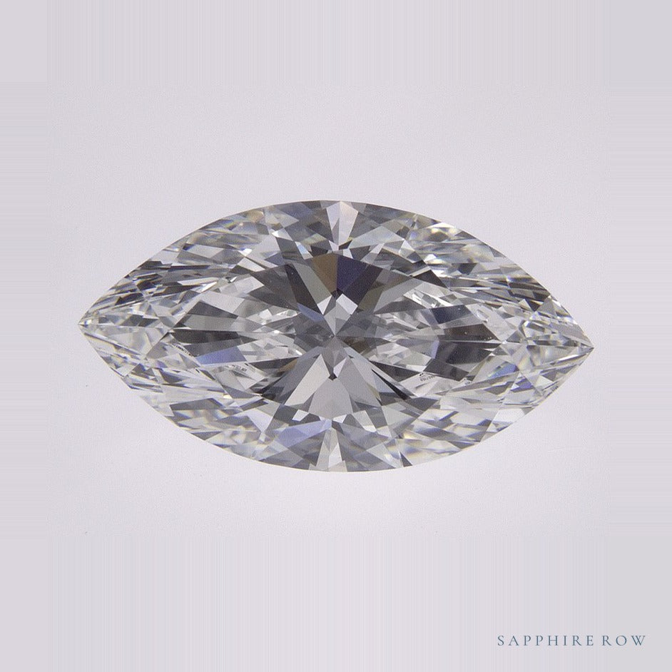2.59 ct lab-grown diamond, marquise cut | Sapphire Row · cut7