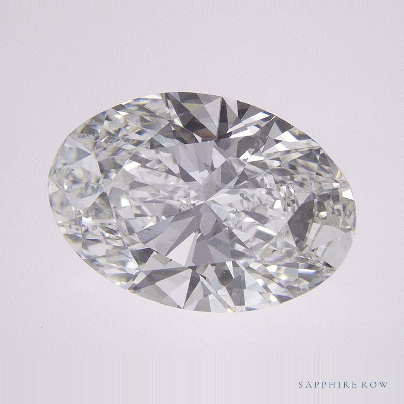 2.59 ct lab-grown diamond, oval cut | Sapphire Row · cut6