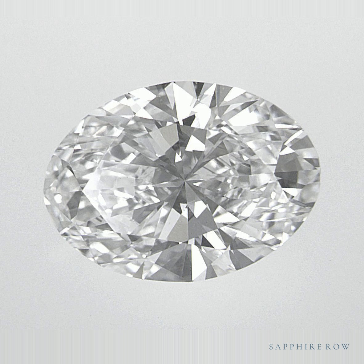 2.59 ct lab-grown diamond, oval cut | Sapphire Row · cut6