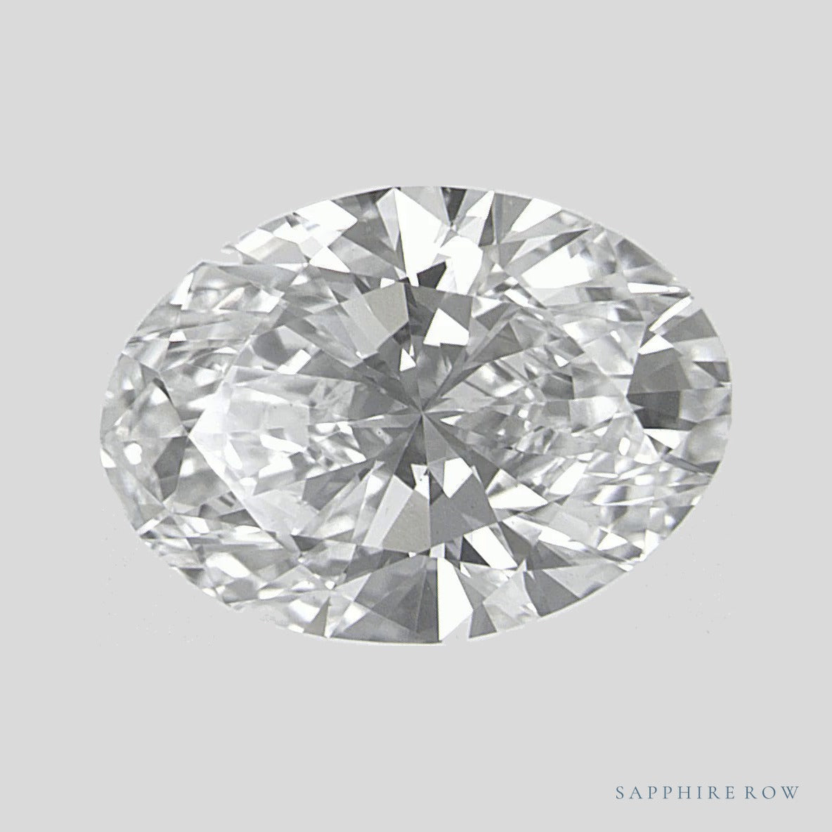 2.59 ct lab-grown diamond, oval cut | Sapphire Row · cut5