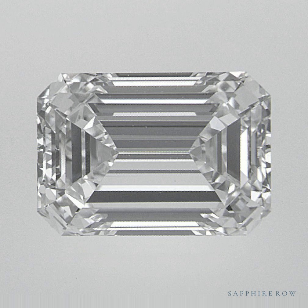 2.59 ct lab-grown diamond, emerald cut | Sapphire Row · cut7