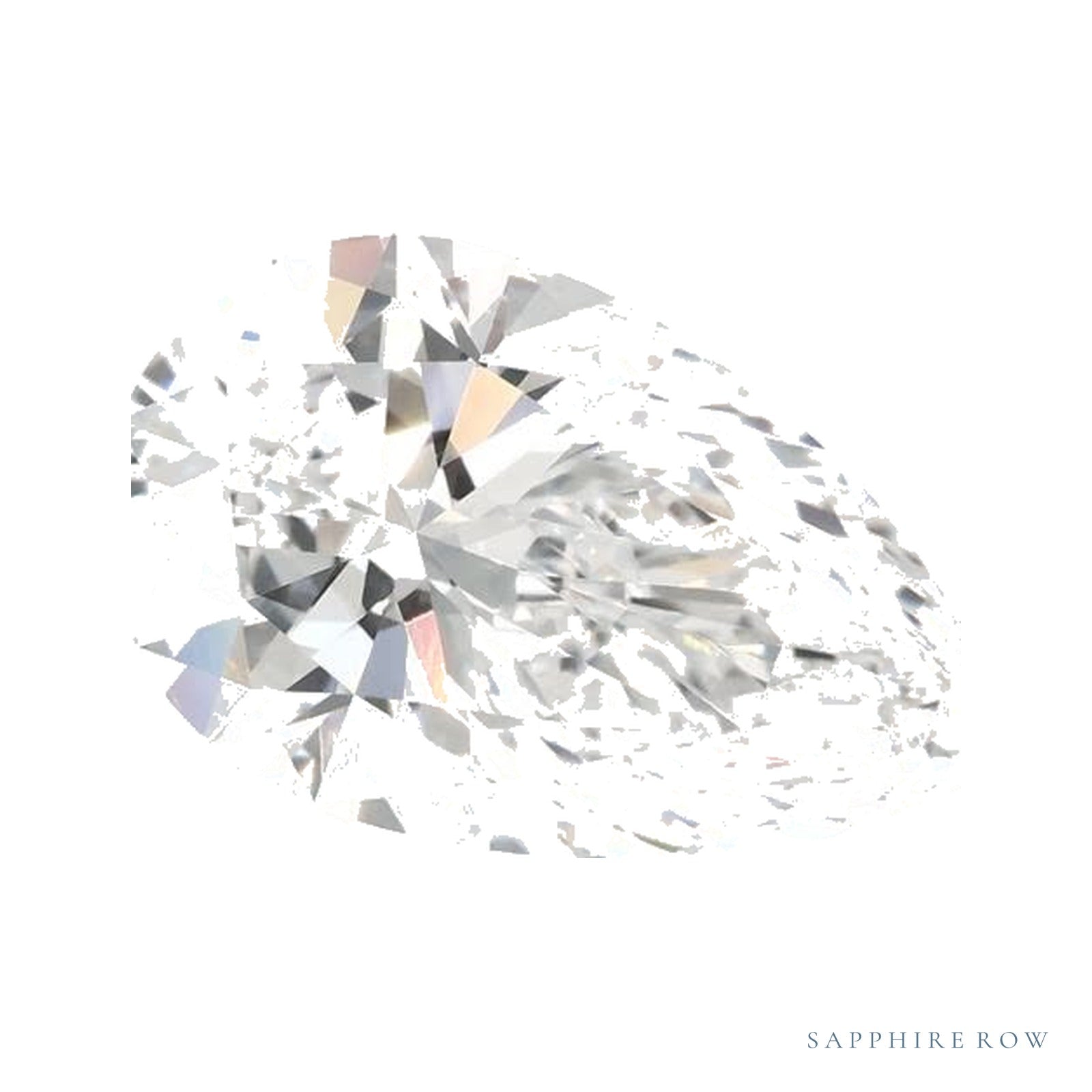 2.58 ct lab-grown diamond, pear cut | Sapphire Row · cut4