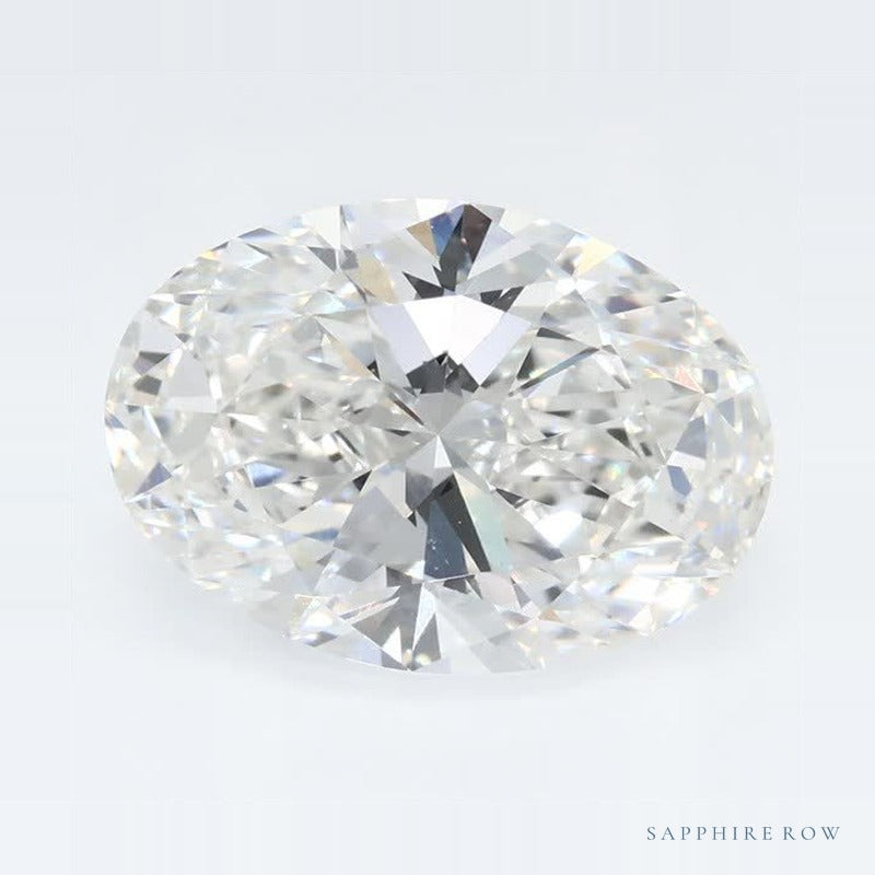 2.58 ct lab-grown diamond, oval cut | Sapphire Row · cut7