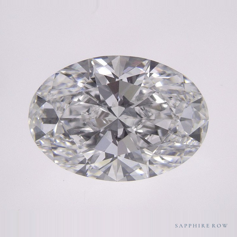2.58 ct lab-grown diamond, oval cut | Sapphire Row · cut6