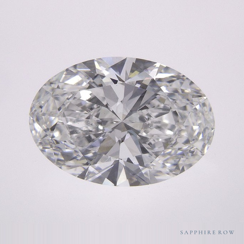 2.58 ct lab-grown diamond, oval cut | Sapphire Row · cut6
