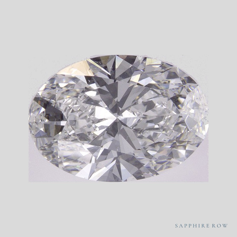 2.58 ct lab-grown diamond, oval cut | Sapphire Row · cut5