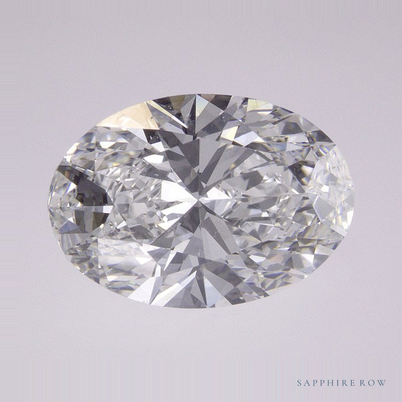 2.58 ct lab-grown diamond, oval cut | Sapphire Row · cut6