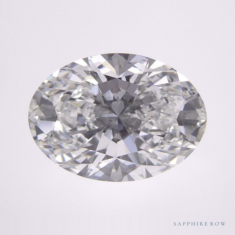 2.58 ct lab-grown diamond, oval cut | Sapphire Row · cut6