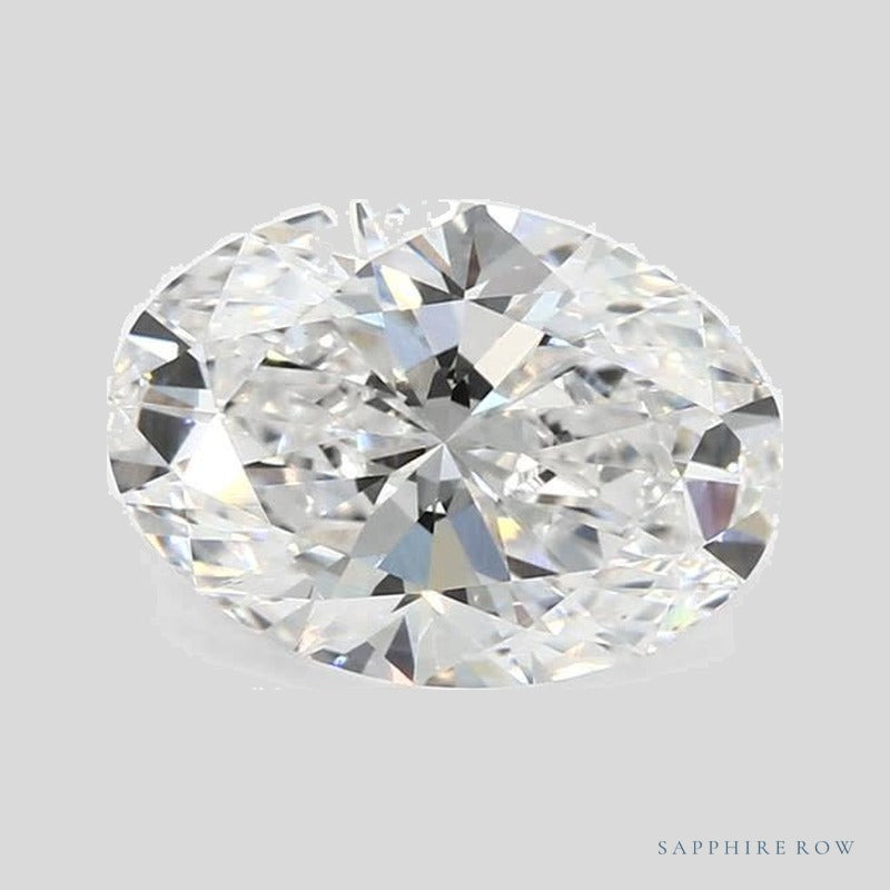 2.57 ct lab-grown diamond, oval cut | Sapphire Row · cut5
