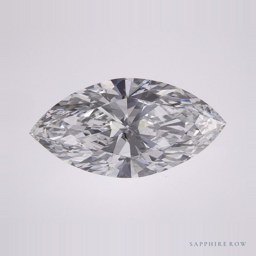 2.57 ct lab-grown diamond, marquise cut | Sapphire Row · cut6