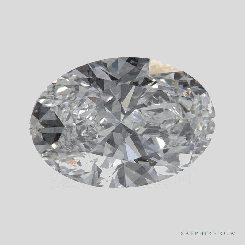 2.57 ct lab-grown diamond, oval cut | Sapphire Row · cut4 · cut5