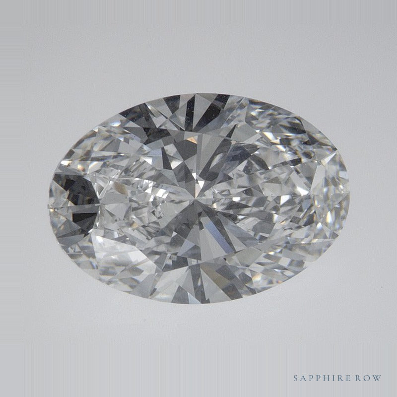2.57 ct lab-grown diamond, oval cut | Sapphire Row · cut6