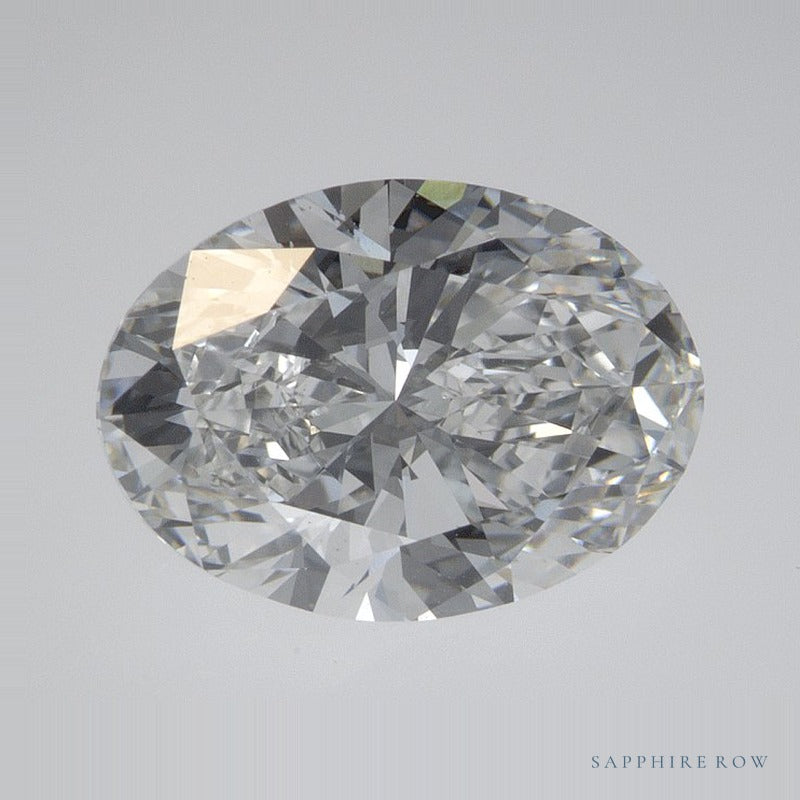 2.57 ct lab-grown diamond, oval cut | Sapphire Row · cut6