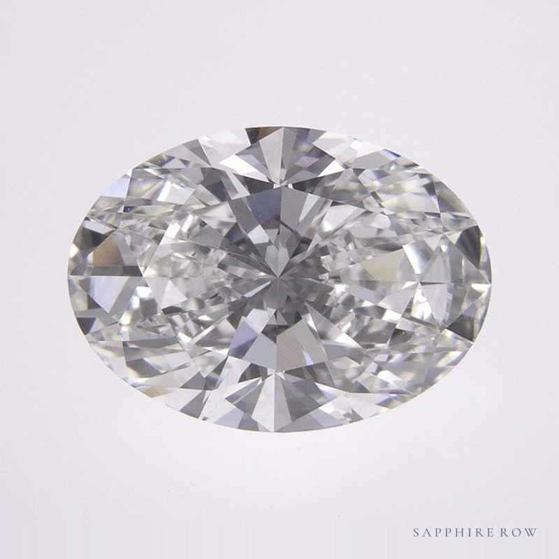 2.57 ct lab-grown diamond, oval cut | Sapphire Row · cut7
