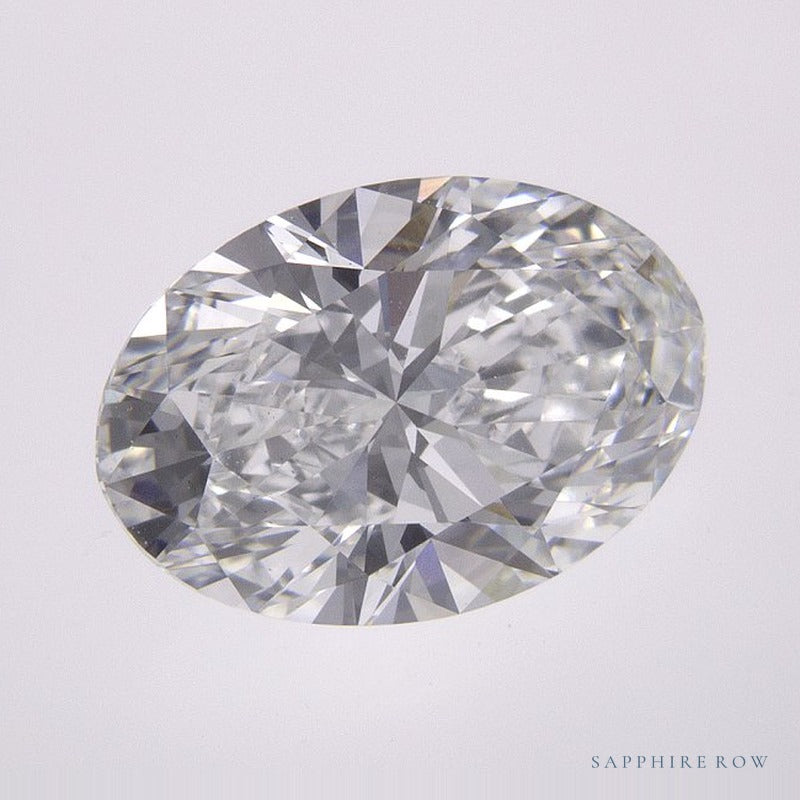 2.57 ct lab-grown diamond, oval cut | Sapphire Row · cut6