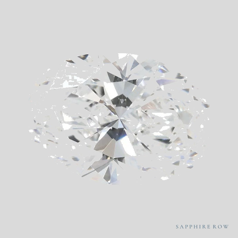 2.56 ct lab-grown diamond, oval cut | Sapphire Row · cut4 · cut5