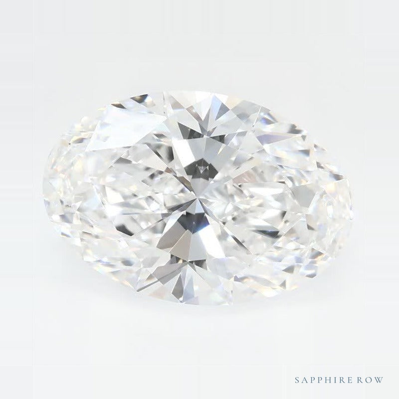 2.56 ct lab-grown diamond, oval cut | Sapphire Row · cut6