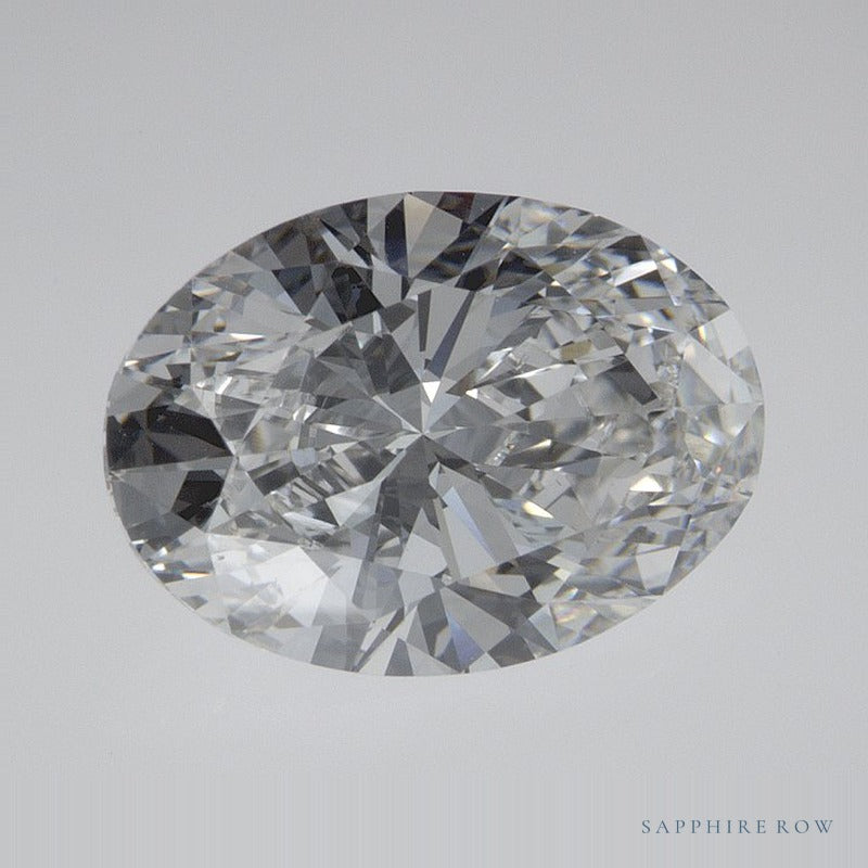 2.56 ct lab-grown diamond, oval cut | Sapphire Row · cut6