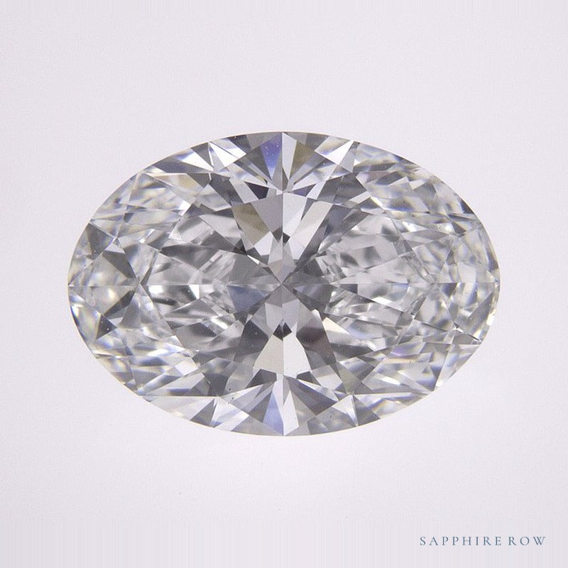 2.56 ct lab-grown diamond, oval cut | Sapphire Row · cut6