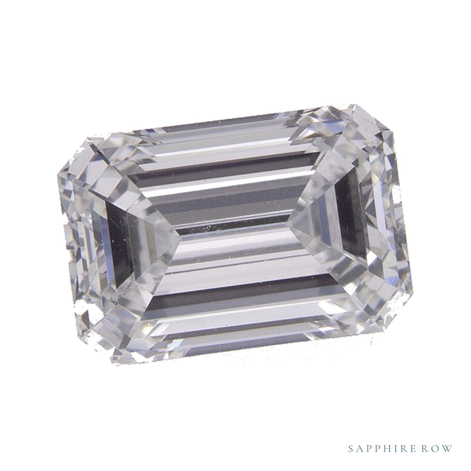 2.55 ct lab-grown diamond, emerald cut | Sapphire Row · cut6