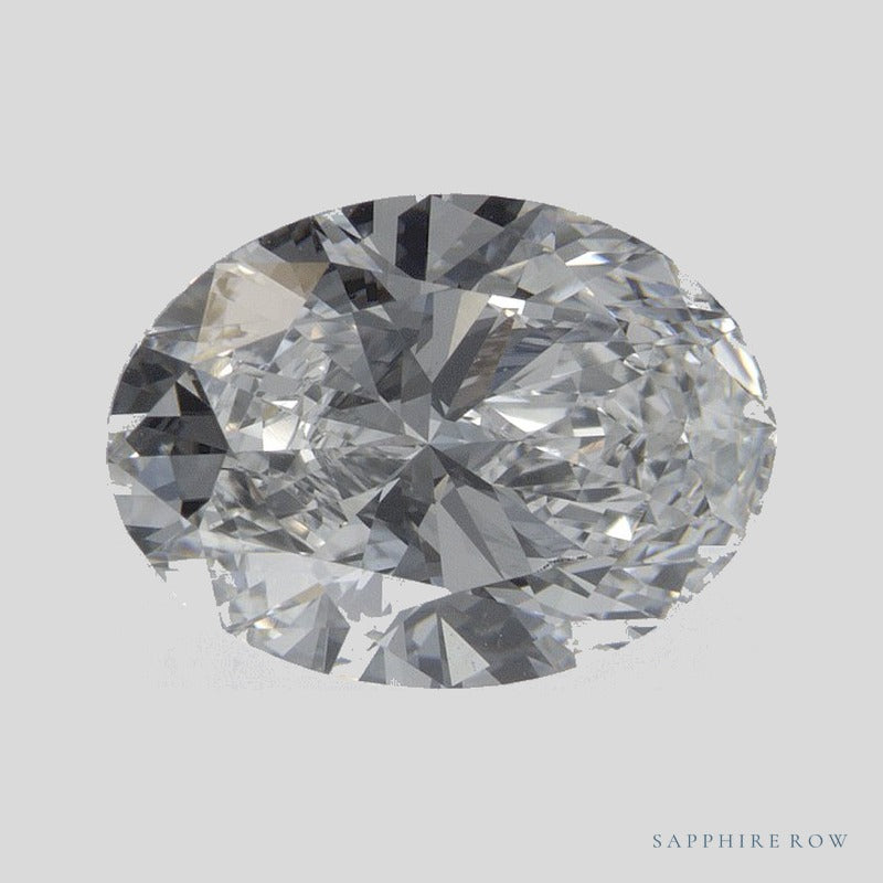 2.54 ct lab-grown diamond, oval cut | Sapphire Row · cut4 · cut5