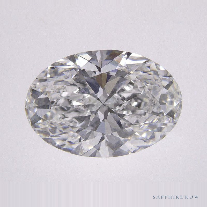 2.54 ct lab-grown diamond, oval cut | Sapphire Row · cut6