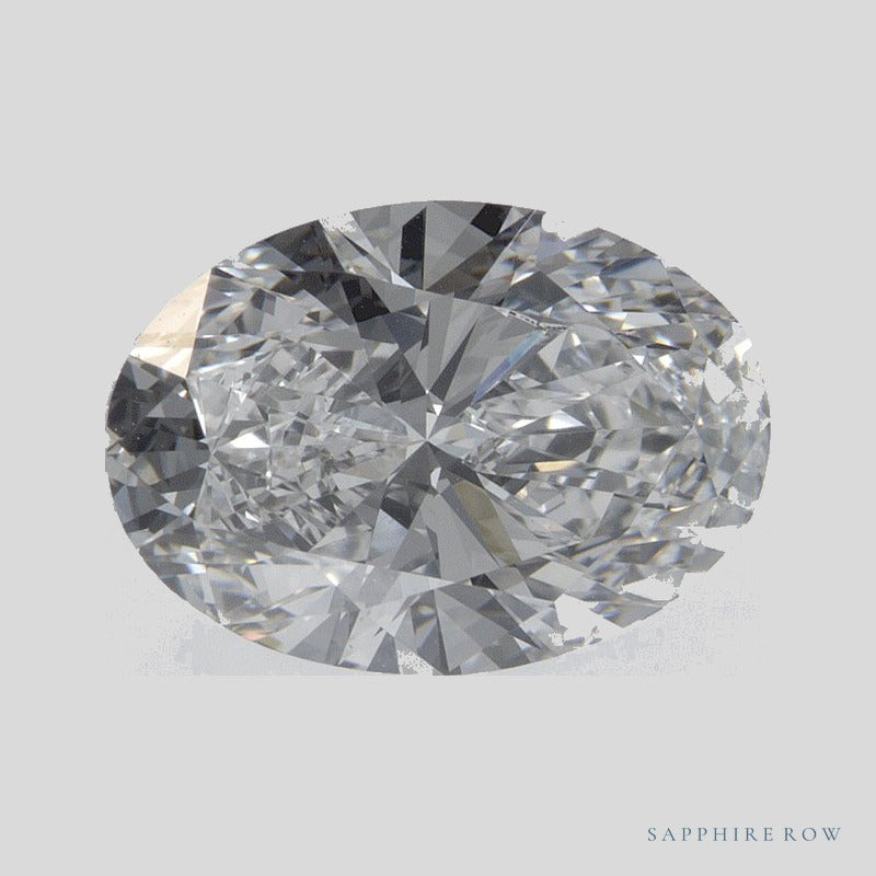 2.54 ct lab-grown diamond, oval cut | Sapphire Row · cut4 · cut5