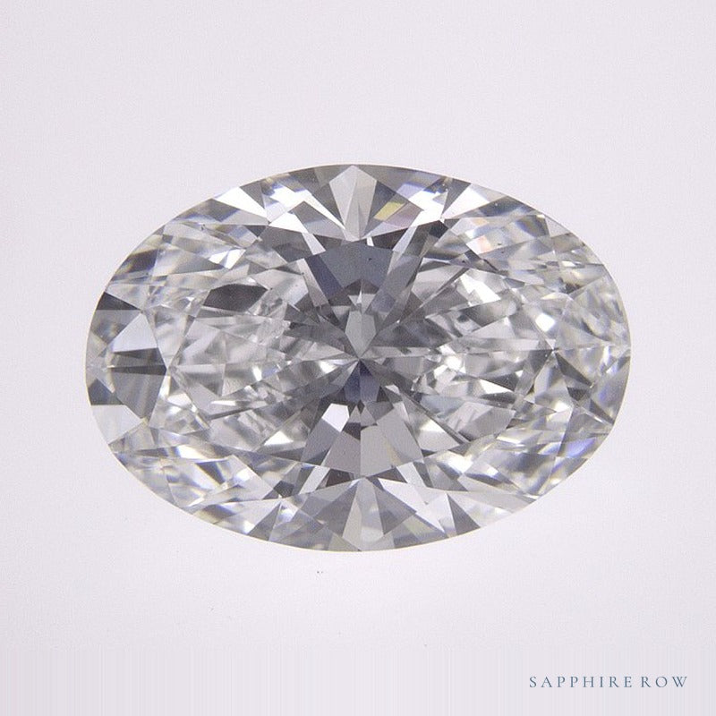 2.54 ct lab-grown diamond, oval cut | Sapphire Row · cut6