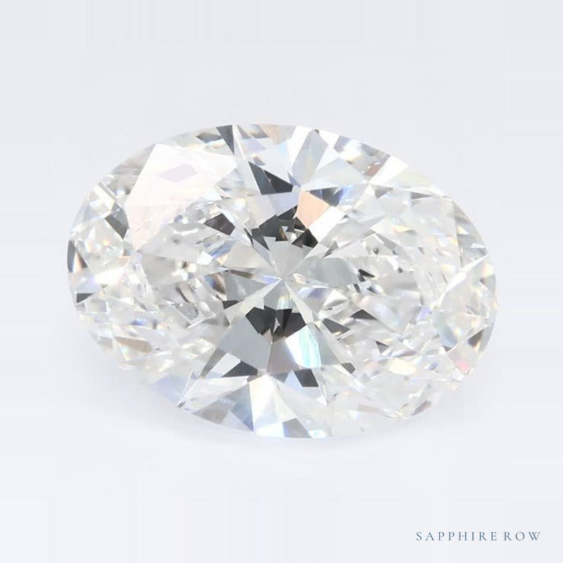 2.53 ct lab-grown diamond, oval cut | Sapphire Row · cut6