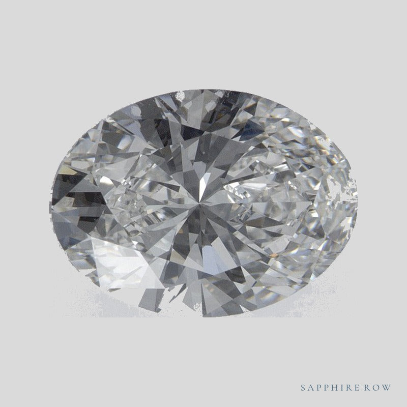 2.53 ct lab-grown diamond, oval cut | Sapphire Row · cut4 · cut5