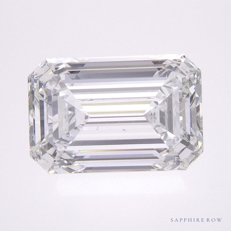 2.53 ct lab-grown diamond, emerald cut | Sapphire Row · cut7