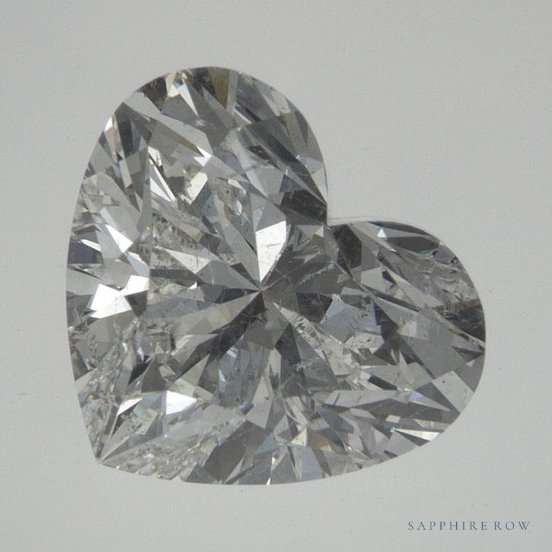 2.52 ct natural diamond, heart cut | Sapphire Row · cut6