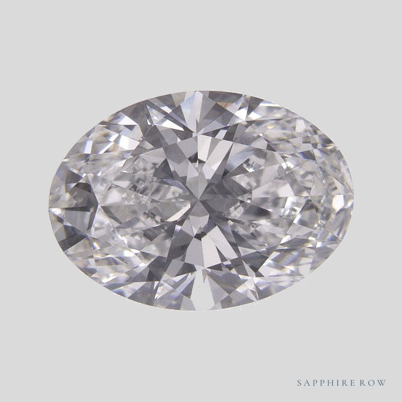 2.52 ct lab-grown diamond, oval cut | Sapphire Row · cut4 · cut5