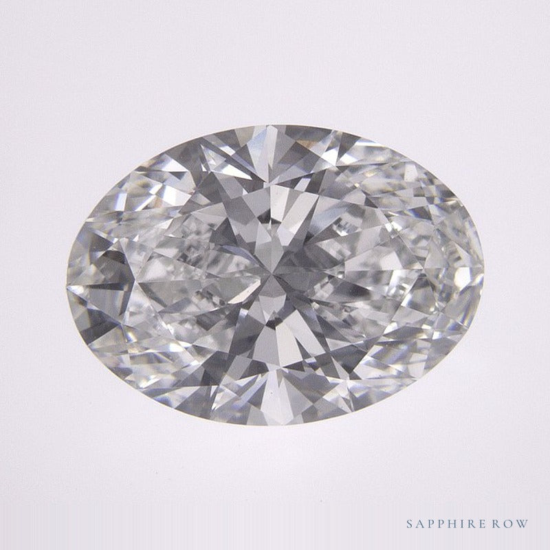 2.52 ct lab-grown diamond, oval cut | Sapphire Row · cut6