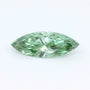 2.51 ct lab-grown fancy vivid green diamond, marquise cut | Sapphire Row · cut7