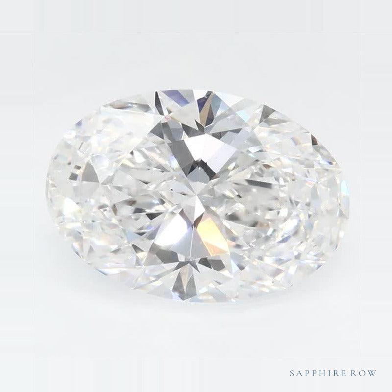 2.51 ct lab-grown diamond, oval cut | Sapphire Row · cut6