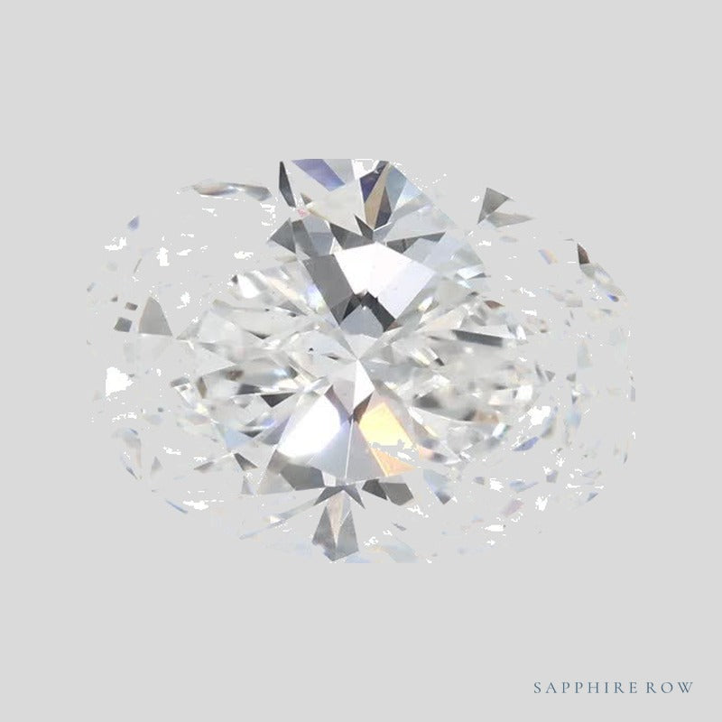 2.51 ct lab-grown diamond, oval cut | Sapphire Row · cut4 · cut5