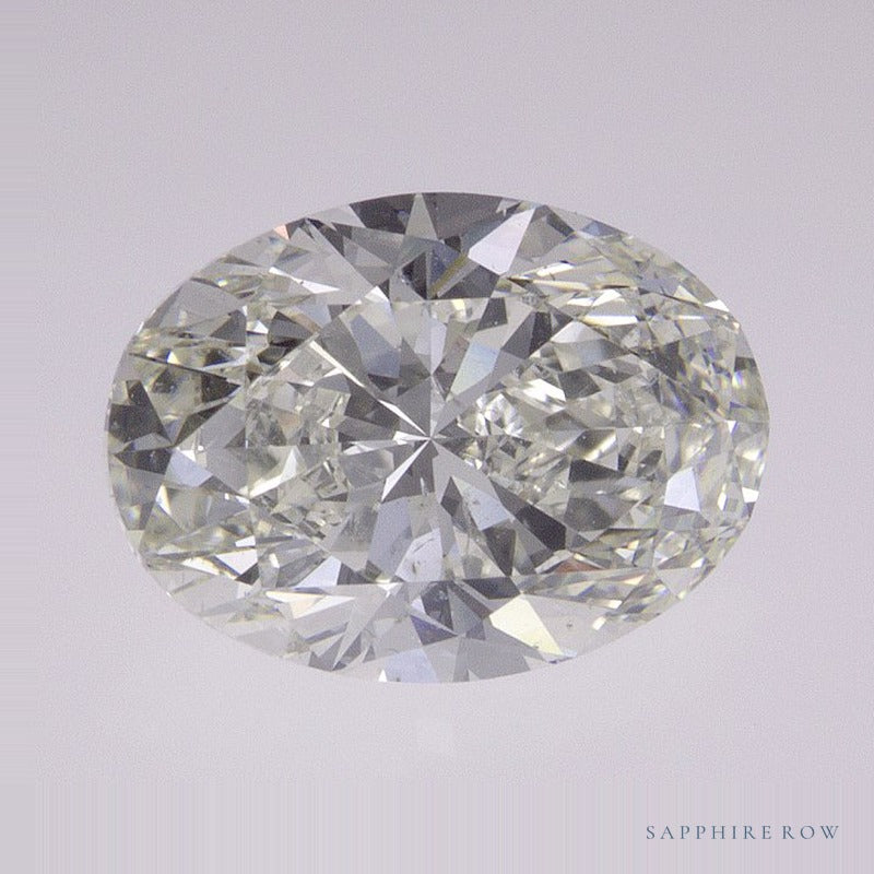 2.50 ct natural diamond, oval cut | Sapphire Row · cut6