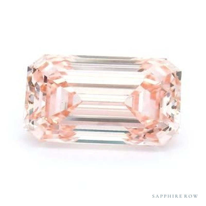 2.50 ct lab-grown fancy intense pink diamond, emerald cut | Sapphire Row · cut6
