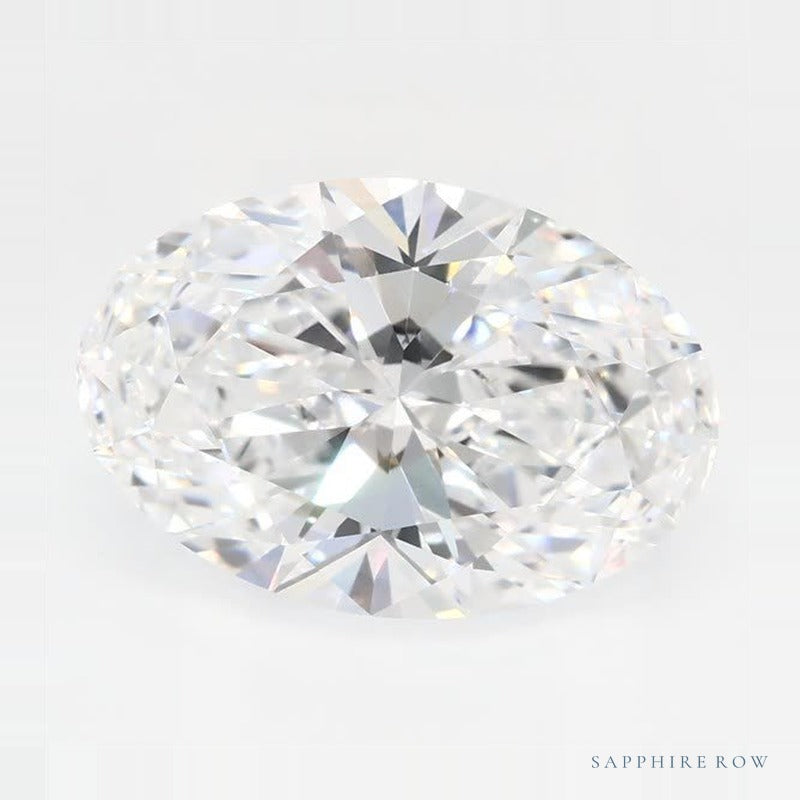 2.50 ct lab-grown diamond, oval cut | Sapphire Row · cut7