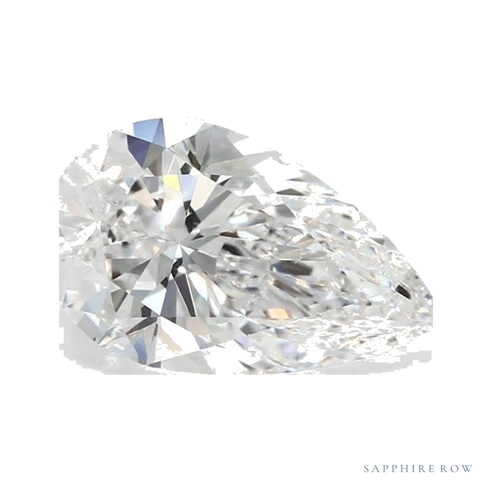 2.50 ct lab-grown diamond, pear cut | Sapphire Row · cut4